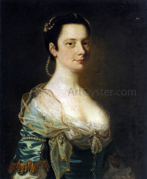  Joseph of Derby Portrait of a Lady - Canvas Art Print