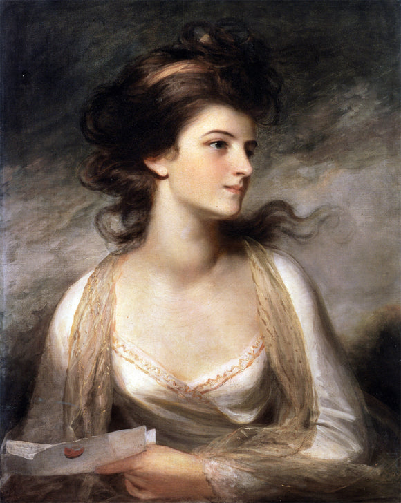  John Hoppner Portrait of a Lady - Canvas Art Print