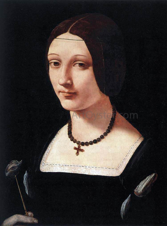  Giovanni Antonio Boltraffio Portrait of a Lady as St Lucy - Canvas Art Print