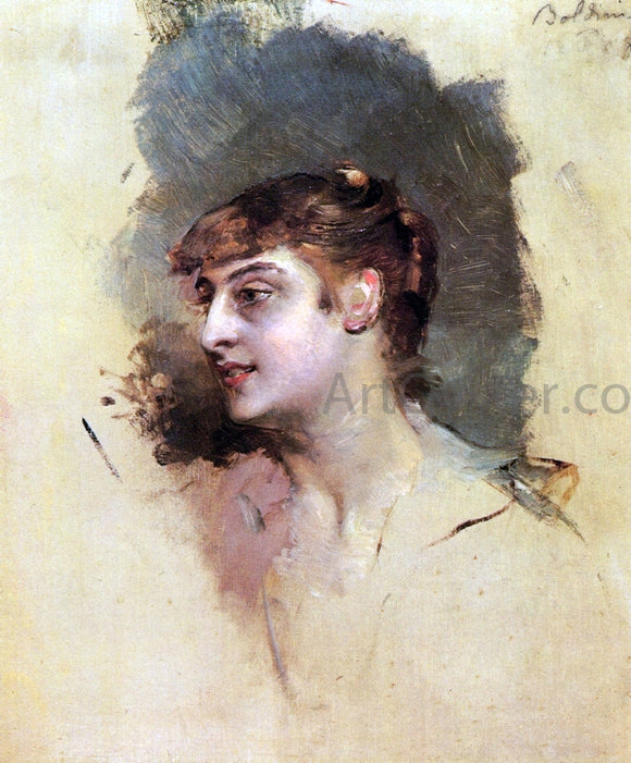  Giovanni Boldini Portrait of a Lady - Canvas Art Print