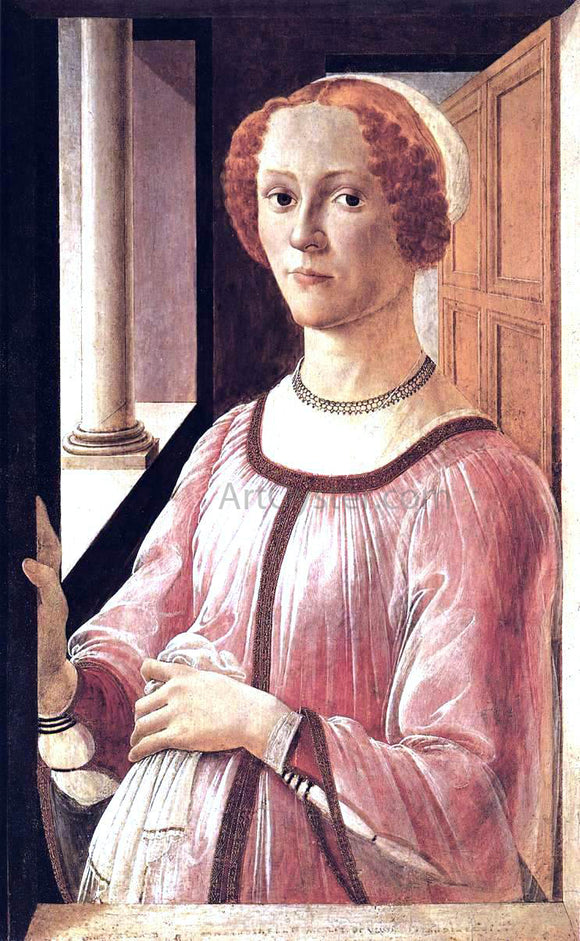  Sandro Botticelli Portrait of a Lady - Canvas Art Print