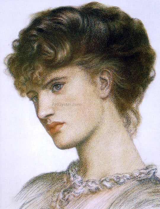  Dante Gabriel Rossetti Portrait of a Lady - Canvas Art Print