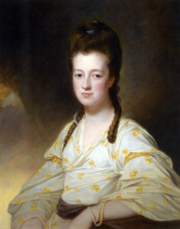  George Romney Portrait of a Lady Dorothy Cavendish Wife of William Cavendish Bentinck 3rd Duke of Portland - Canvas Art Print
