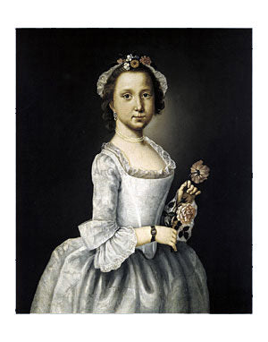  Lawrence Kilburn Portrait of a Lady - Canvas Art Print