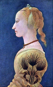 Alessio Baldovinetti Portrait of a Lady in Yellow - Canvas Art Print