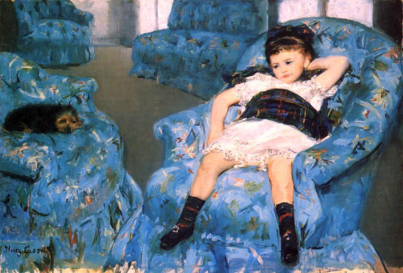  Mary Cassatt Portrait of a Little Girl - Canvas Art Print