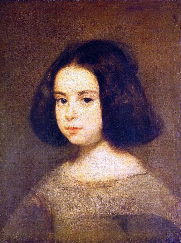  Diego Velazquez Portrait of a Little Girl - Canvas Art Print