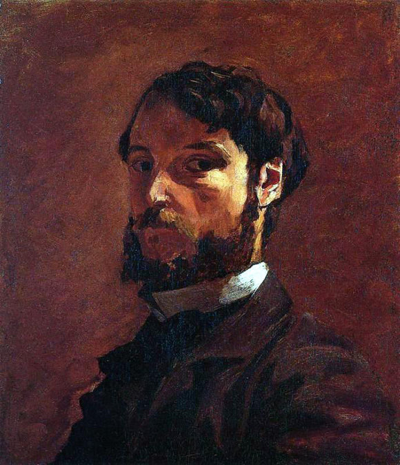  Jean Frederic Bazille Portrait of a Man - Canvas Art Print
