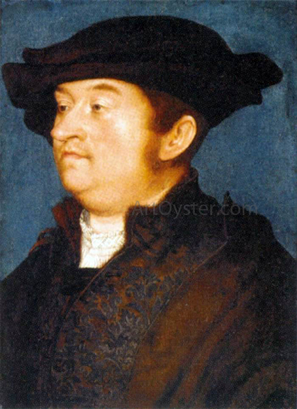  The Elder Hans Holbein Portrait of a Man - Canvas Art Print