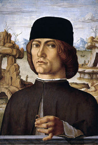  Francesco Del Cossa Portrait of a Man - Canvas Art Print
