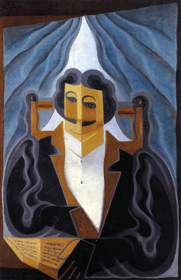 Juan Gris Portrait of a Man - Canvas Art Print