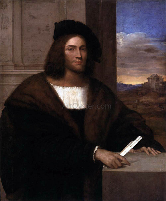  Sebastiano Del Piombo Portrait of a Man - Canvas Art Print