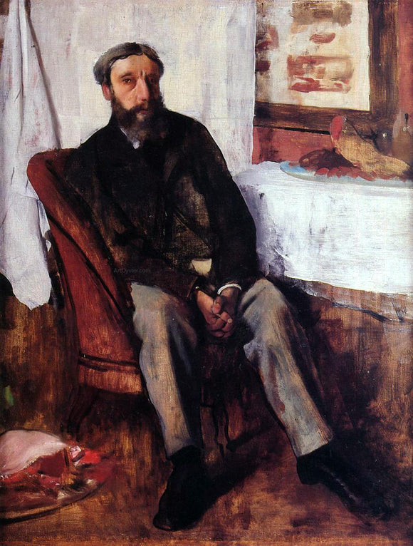  Edgar Degas Portrait of a Man - Canvas Art Print