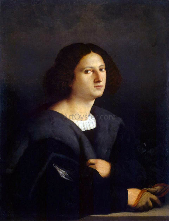  Palma Vecchio Portrait of a Man - Canvas Art Print