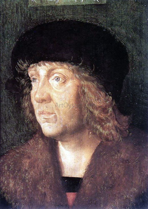  Hans Leonhard Schaufelein Portrait of a Man - Canvas Art Print
