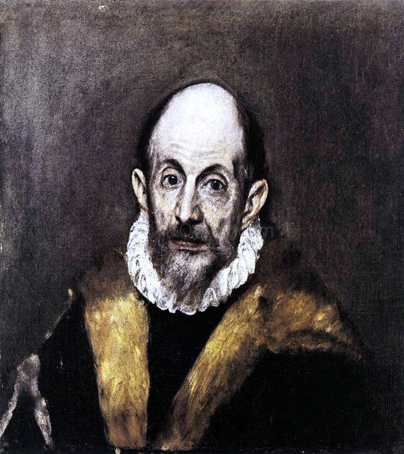 El Greco Portrait of a Man - Canvas Art Print
