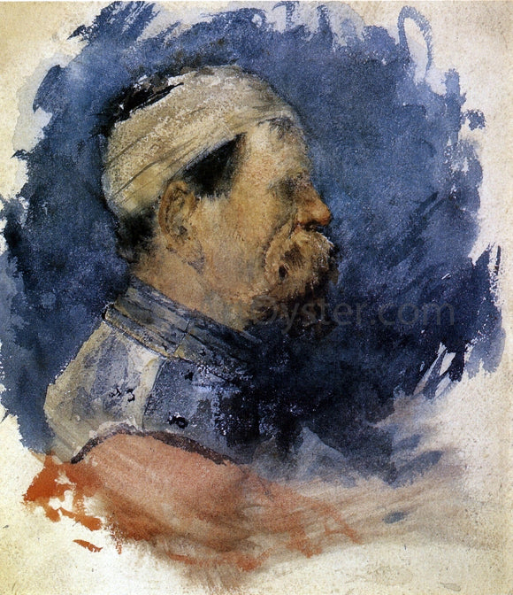  William Merritt Chase Portrait of a Man - Canvas Art Print