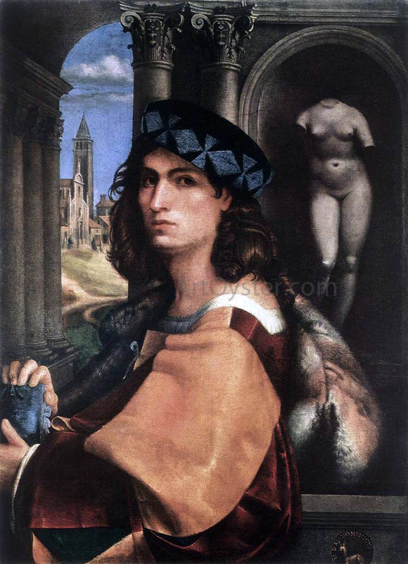  Domenico Capriolo Portrait of a Man - Canvas Art Print