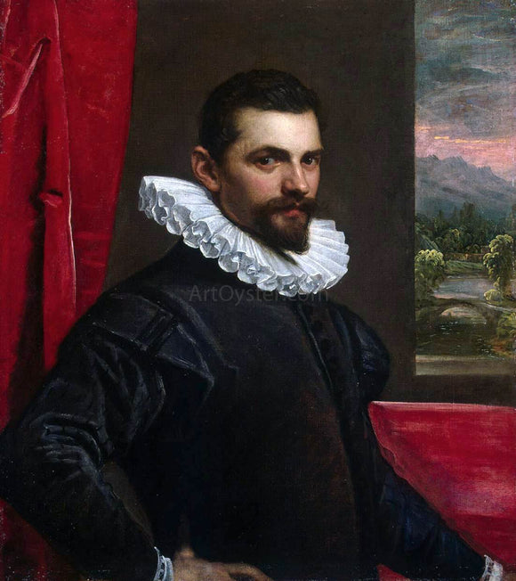  Domenico Robusti Portrait of a Man - Canvas Art Print
