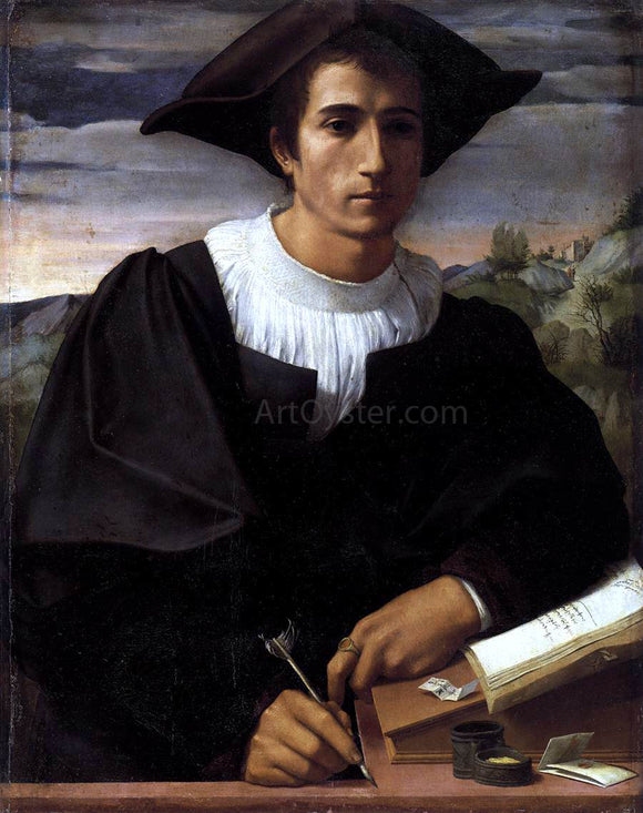  Franciabigio Portrait of a Man - Canvas Art Print