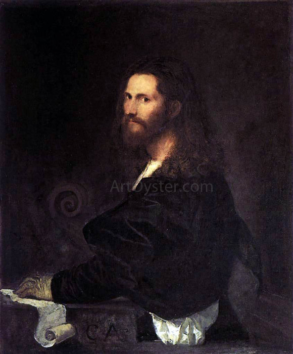  Titian Portrait of a Musician - Canvas Art Print