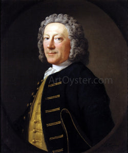  Allan Ramsay Portrait of a Naval Officer - Canvas Art Print