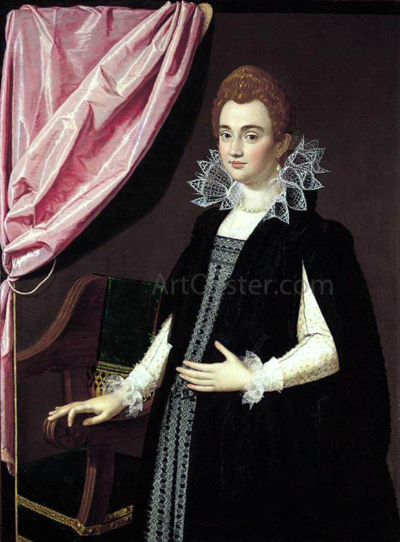  Scipione Pulzone Portrait of a Noblewoman - Canvas Art Print