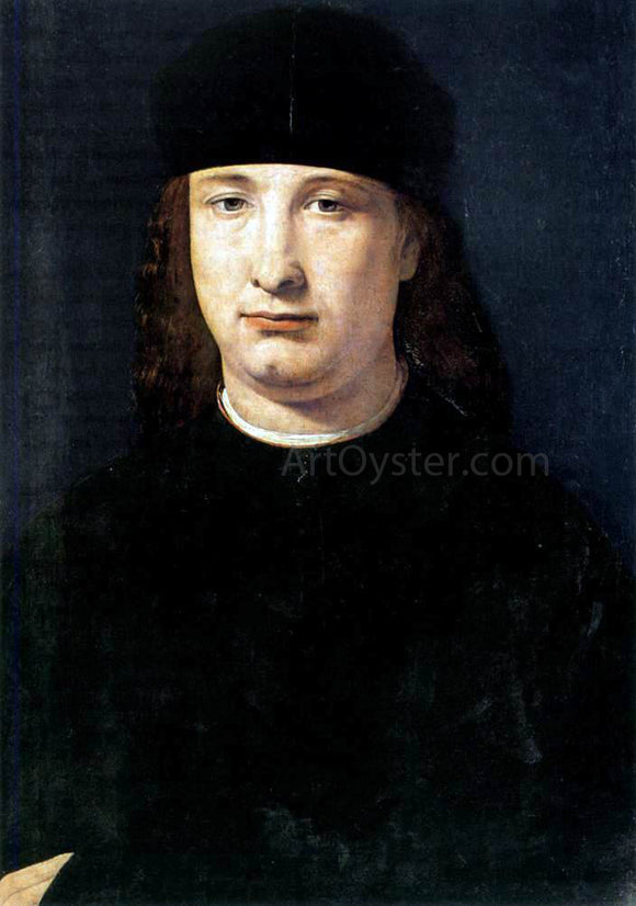  Giovanni Antonio Boltraffio Portrait of a Notable - Canvas Art Print