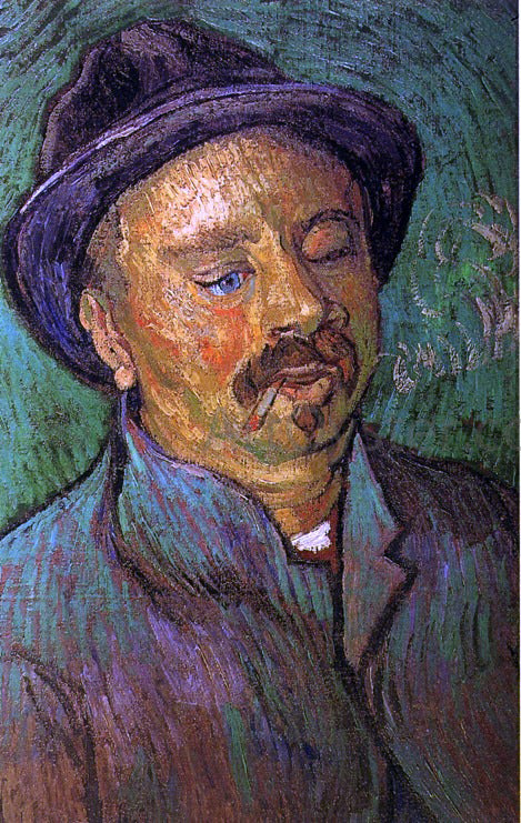  Vincent Van Gogh Portrait of a One-Eyed Man - Canvas Art Print
