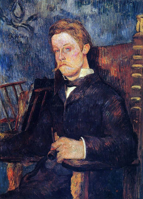 Paul Gauguin Portrait of a Seated Man - Canvas Art Print
