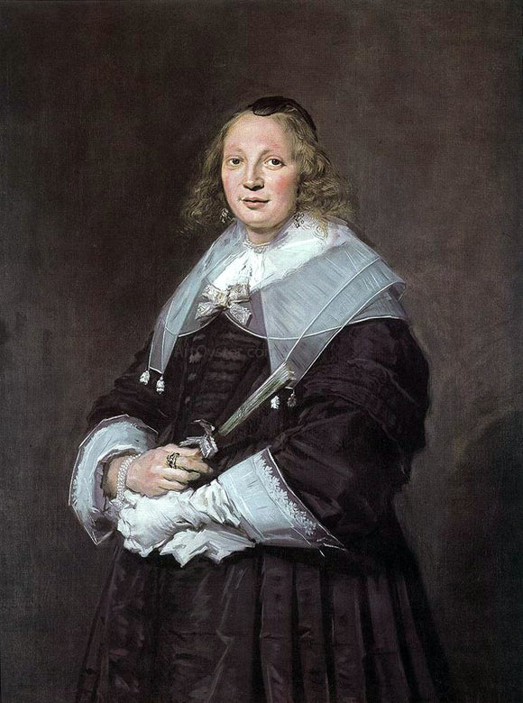  Frans Hals Portrait of a Standing Woman - Canvas Art Print
