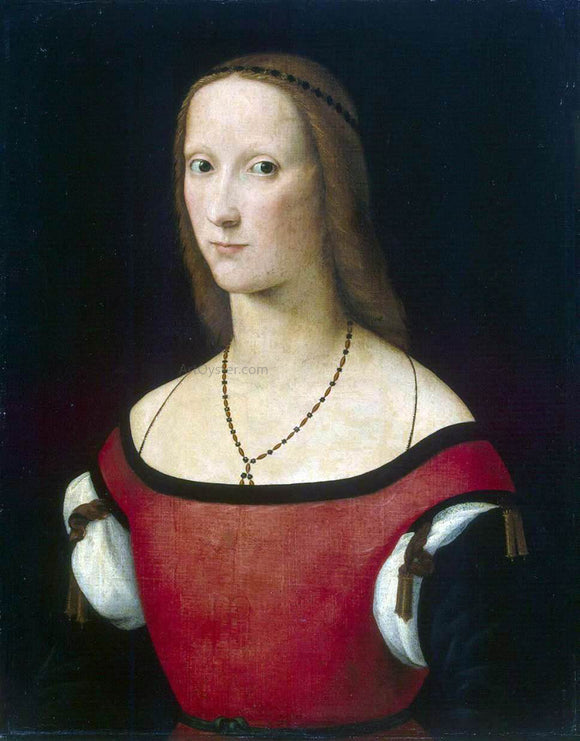  The Elder Lorenzo Costa Portrait of a Woman - Canvas Art Print