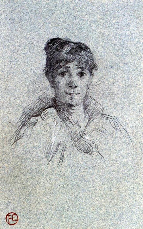  Henri De Toulouse-Lautrec Portrait of a Woman - Canvas Art Print