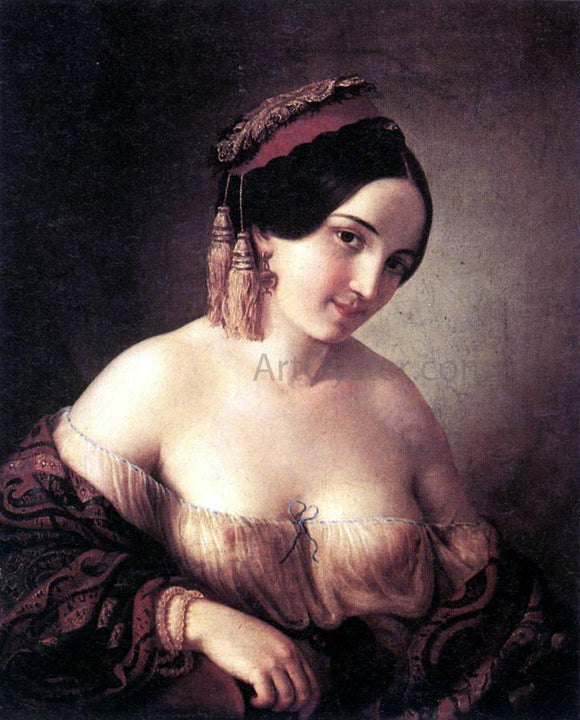  Jakab Marastoni Portrait of a Woman - Canvas Art Print