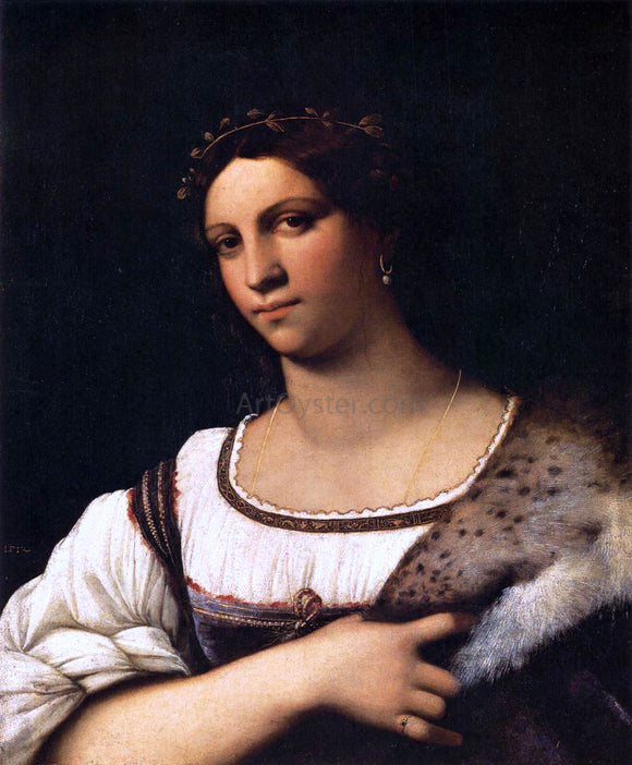  Sebastiano Del Piombo Portrait of a Woman - Canvas Art Print