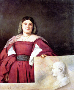  Titian Portrait of a Woman - Canvas Art Print