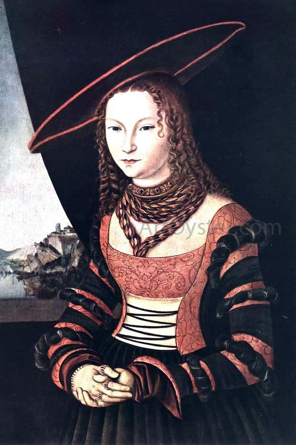  The Elder Lucas Cranach Portrait of a Woman - Canvas Art Print