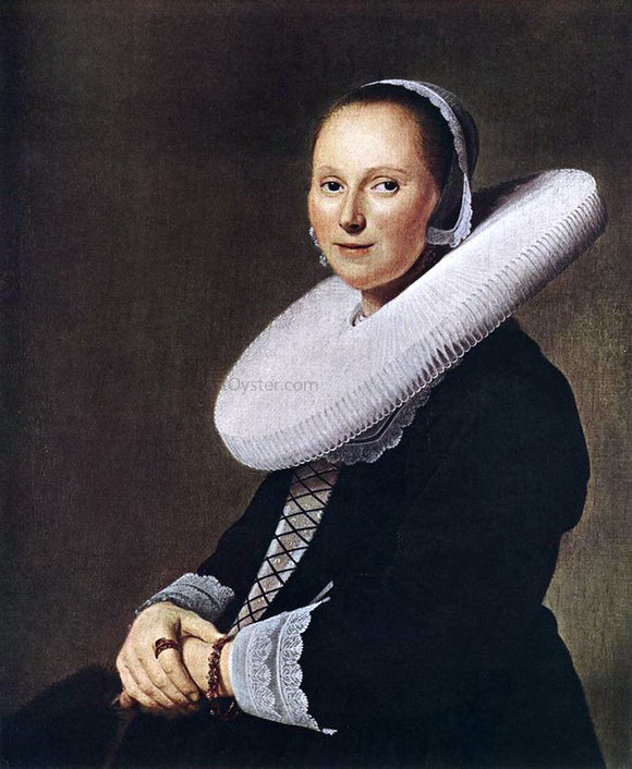  Johannes Cornelisz Verspronck Portrait of a Woman - Canvas Art Print