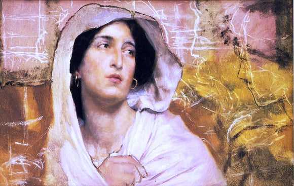  Sir Lawrence Alma-Tadema Portrait of a Woman - Canvas Art Print