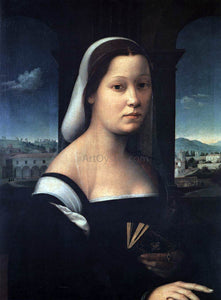  Ridolfo Ghirlandaio Portrait of a Woman, Called "The Nun" - Canvas Art Print