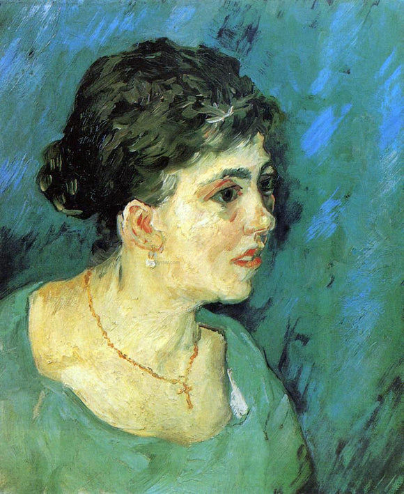  Vincent Van Gogh Portrait of a Woman in Blue - Canvas Art Print