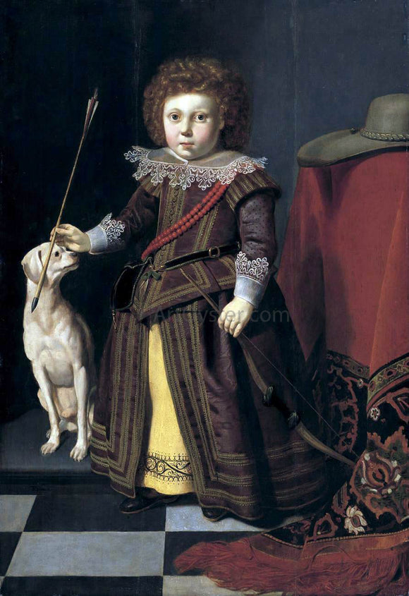  Thomas De Keyser Portrait of a Young Boy - Canvas Art Print