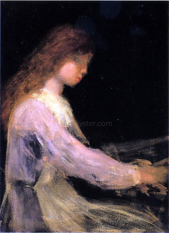  Arthur B Davies Portrait of a Young Girl - Canvas Art Print