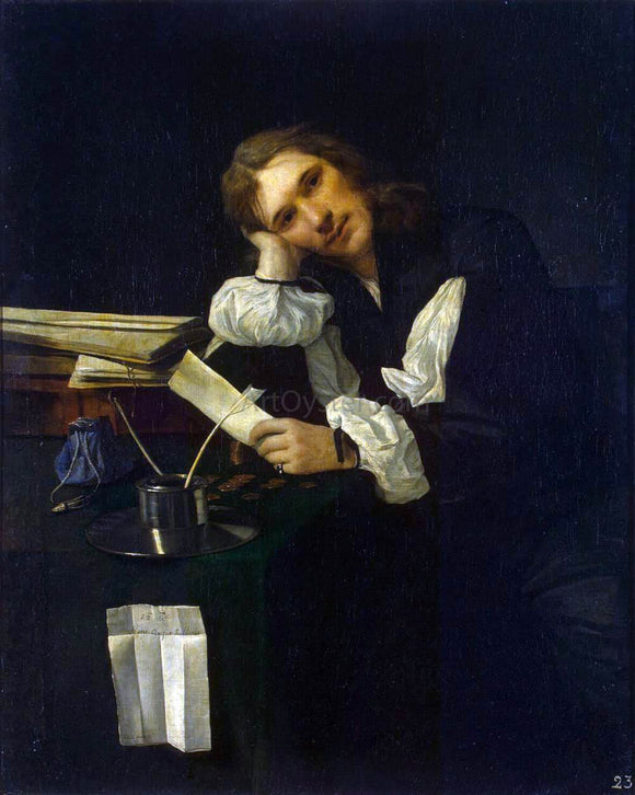  Michiel Sweerts Portrait of a Young Man - Canvas Art Print