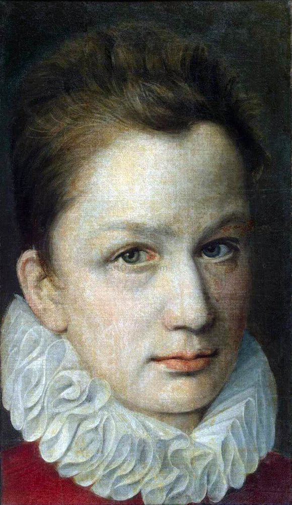  Pierre Dumonstier Portrait of a Young Man - Canvas Art Print