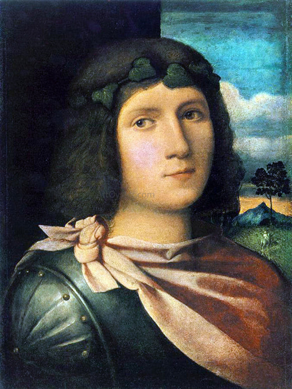  il Palma Jacopo Portrait of a Young Man - Canvas Art Print