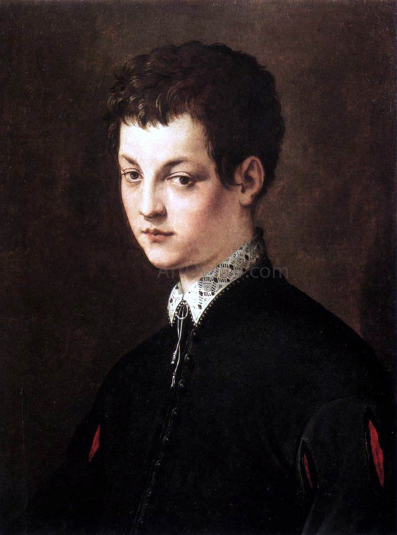  Cecchino Del Salviati Portrait of a Young Man - Canvas Art Print