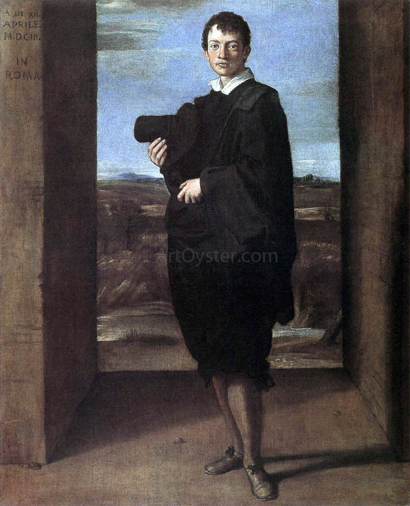  Domenichino Portrait of a Young Man - Canvas Art Print