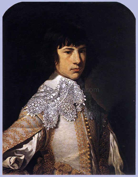  Jean Tassel Portrait of a Young Man - Canvas Art Print