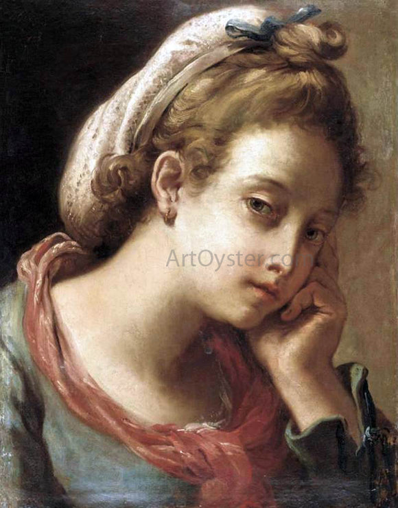  Gaetano Gandolfi Portrait of a Young Woman - Canvas Art Print